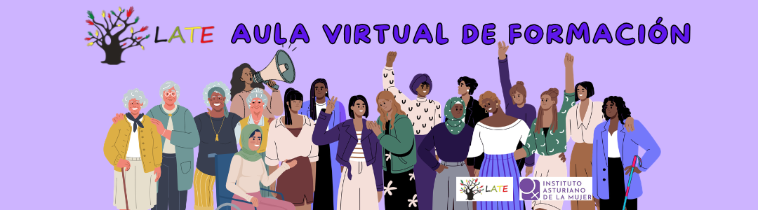 LATE aula virtual de formación, imagen de página principal